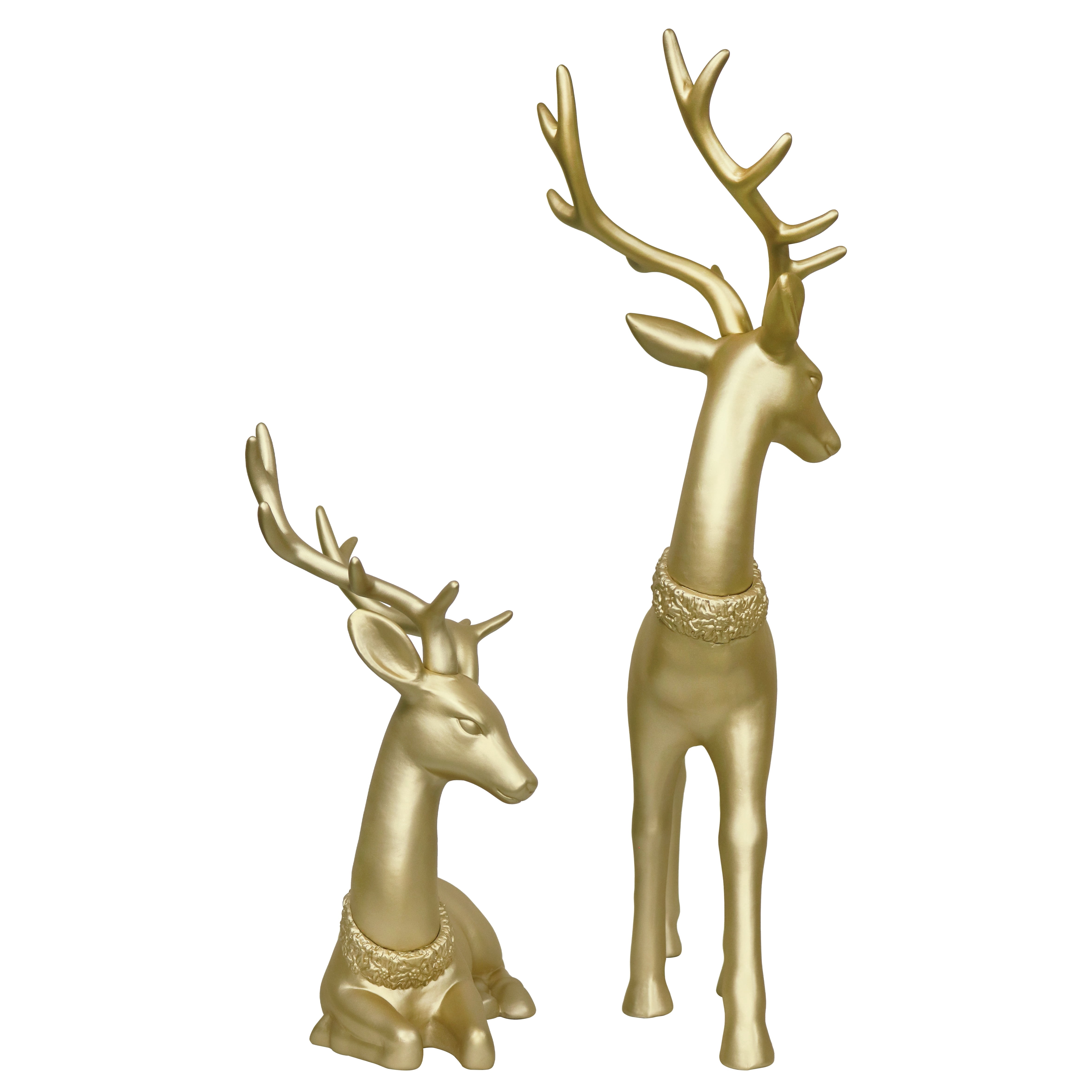 Holiday Time Blow Mold Deer Indoor/Outdoor Christmas Decoration Set photo 6