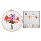 thumbnail image 4 of Kit de punto de cruz impreso para manualidades, con hermosos diseños florales. Multicolor 1, 4 of 9