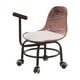 thumbnail image 1 of Taburete bajo con ruedas y pasamanos, ruedas giratorias de 360 degree, juguete educativo, silla giratoria para niños con respaldo Rosa, 1 of 9
