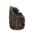 thumbnail image 4 of Hi-Line Gift Ltd. Stump Cubs Duo: Playful Polyresin Black Bear Figurine Set, 4 of 6