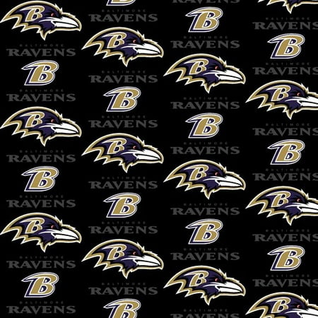 NFL Baltimore Ravens Cotton Fabric - Walmart.com