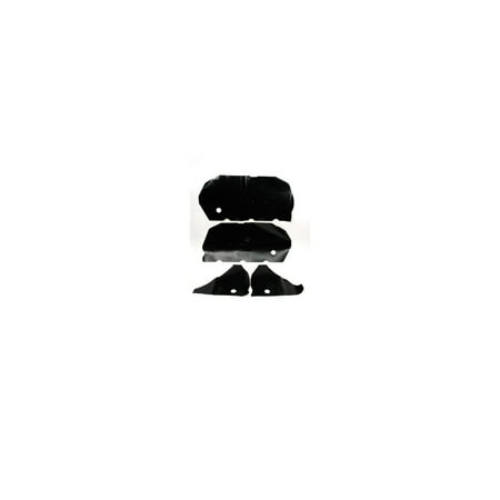 Rear Coupe Door Panel - Eckler's Premier Products 33-178830 Camaro Door & Rear Side Panel Watershield Set, Coupe,