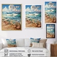thumbnail image 4 of Designart "Floral Seaside Reminiscence I" Beach Floater Framed Wall Decor, 4 of 5