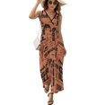 thumbnail image 3 of Traeger BBQ Smoker Butcher Pattern Sleeveless Dress dresses for womens Women's summer dress, 3 of 7