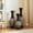 27.95" Brown+White, variant on 32.3" H Decorative Metal Vases Set of 3(24/28/32.3),Gold Leaf Pattern Floor Vases for Home Decor,Living RoomEntryway Decor,Dining Bedroom Home Corner,White+Gold