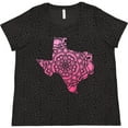 thumbnail image 3 of Inktastic Texas Silhouette Mandala Women's Plus Size T-Shirt, 3 of 5