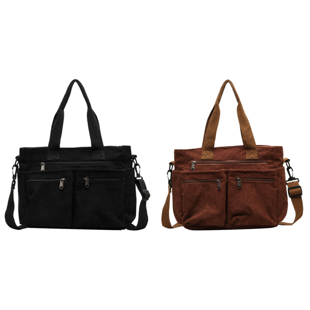 Bolso Mano Pana para Mujer Con Múltiples Bolsillos ()