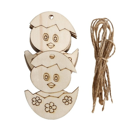 

Heiheiup Carving DIY Decoration Board Children s Easter Hand Painting Painted Pendant Wooden Wooden Hand Pendant Hangs Unlit Garland for Stairs
