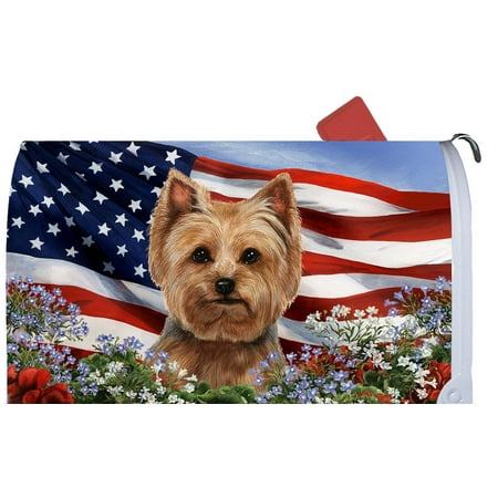 Yorkie Puppy Cut - Best of Breed Patriotic I Dog Breed Mail Box