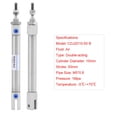 thumbnail image 1 of Loewten Air Pneumatic Cylinder Pneumatic Cylinder Double-Acting For Linear Motion Mechanical Devices, 1 of 8