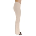 thumbnail image 2 of Vivian's Fashions Flare Bottom Pants, Junior Size (Ivory, Medium), 2 of 3