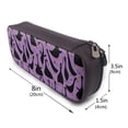 thumbnail image 3 of Lsque Funny Goose Printed Big Capacity PU Leather Pencil Case Large Pencil Pouch Stationery Pen Bag Pencil Holder for Teen, 3 of 6