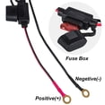 thumbnail image 2 of MasteelfCA SAE to USB Motorcycle Mobile Phone Charger Fast Charge Use Interface(Black), 2 of 7