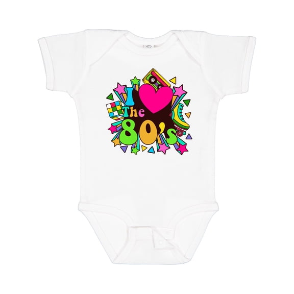 Inktastic I Love the 80's Boys or Girls Baby Bodysuit
