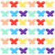 thumbnail image 4 of 60 piezas de pétulas de aguja de gancho en forma de mariposa portátiles Bordado de bordado, 4 of 5