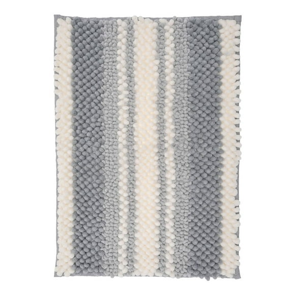 Tapete Para Baño London Fog 40X60 Cm Gris Antideslizante