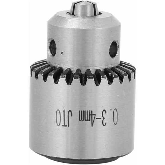 Buyohlic Micro Fine JT0 Taper to mount Drill Chuck with Key 0.3-4mm Manual Feed Control-Avoids Breakage Machine Tools