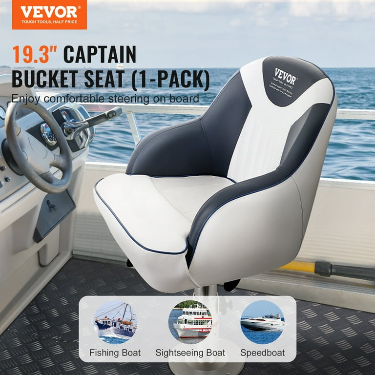 SKYSHALO Boat Seat Captain Bucket Seat Fishing Pontoon Boat Seat Padding  Chair 1 pc 
