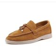 thumbnail image 1 of Zapatos de paseo de verano, mocasines de mujer, mocasín informal de gamuza, gorro con cierre, cómodos zapatos planos de suela blanda de talla grande huangjie unisex, 1 of 2