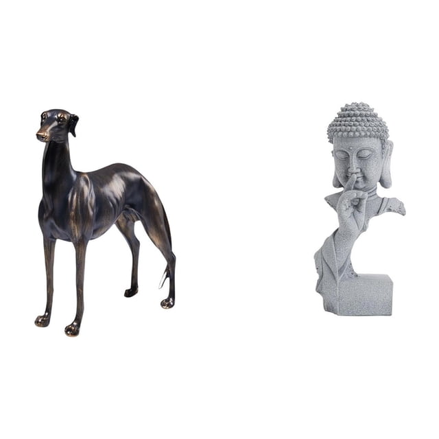 Figura De Buda De Resina Para Meditación, Decoración Del Hogar, Centro De Mesa, Escultura De Escritorio, Para Sala De Estar, Hotel, Navidad, Interior Y Exterior, Coleccionable Para Patio,