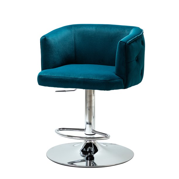 Swivel Adjustable Height Bar Stools with Metal Base, Counter Height Bar