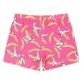 thumbnail image 3 of MADHERO Mens Swim Trunks with Liner 2 in 1 Quick Dry Swimming Shorts Swimwear Pink Banana Size xl, 3 of 5