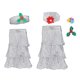 thumbnail image 1 of Doll Christmas Wearing Christmas Elves Clothes Dress& Hairband Cloth Made for Christmas Party Girl Gift heqiyong LED, 1 of 2