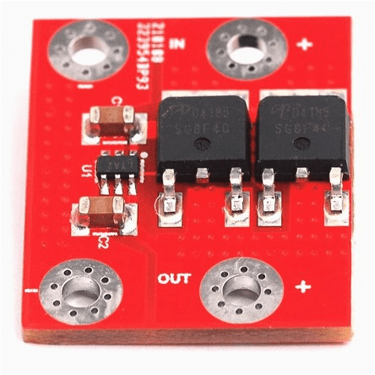 3-28V 15A High Current Ideal Diode Solar Energy Anti Reverse Irrigation Battery Charging Anti Backflow Protection 10 Pcs,10 * 15A ideal diode,Red & Black