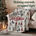 thumbnail image 4 of Christmas Gnome Blanket, Premium Ultra Soft Warm Winter Christmas Throw Blanket, Cozy for Couch Sofa Bedroom Festive Holiday Decoration Gift 50 x 60 i, 4 of 5