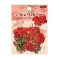 thumbnail image 1 of 45 Piece Floral Sticker Set for Crafts DIY Projects Assorted PET Flower Designs Including Roses Daisies and Tropical, 1 of 6
