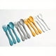 thumbnail image 3 of QUTETN Eco 12 Pie(Fork, Knife, Spoon) Plant Based Bamboo Cutlery Reusable Flatware Set, 3 of 4