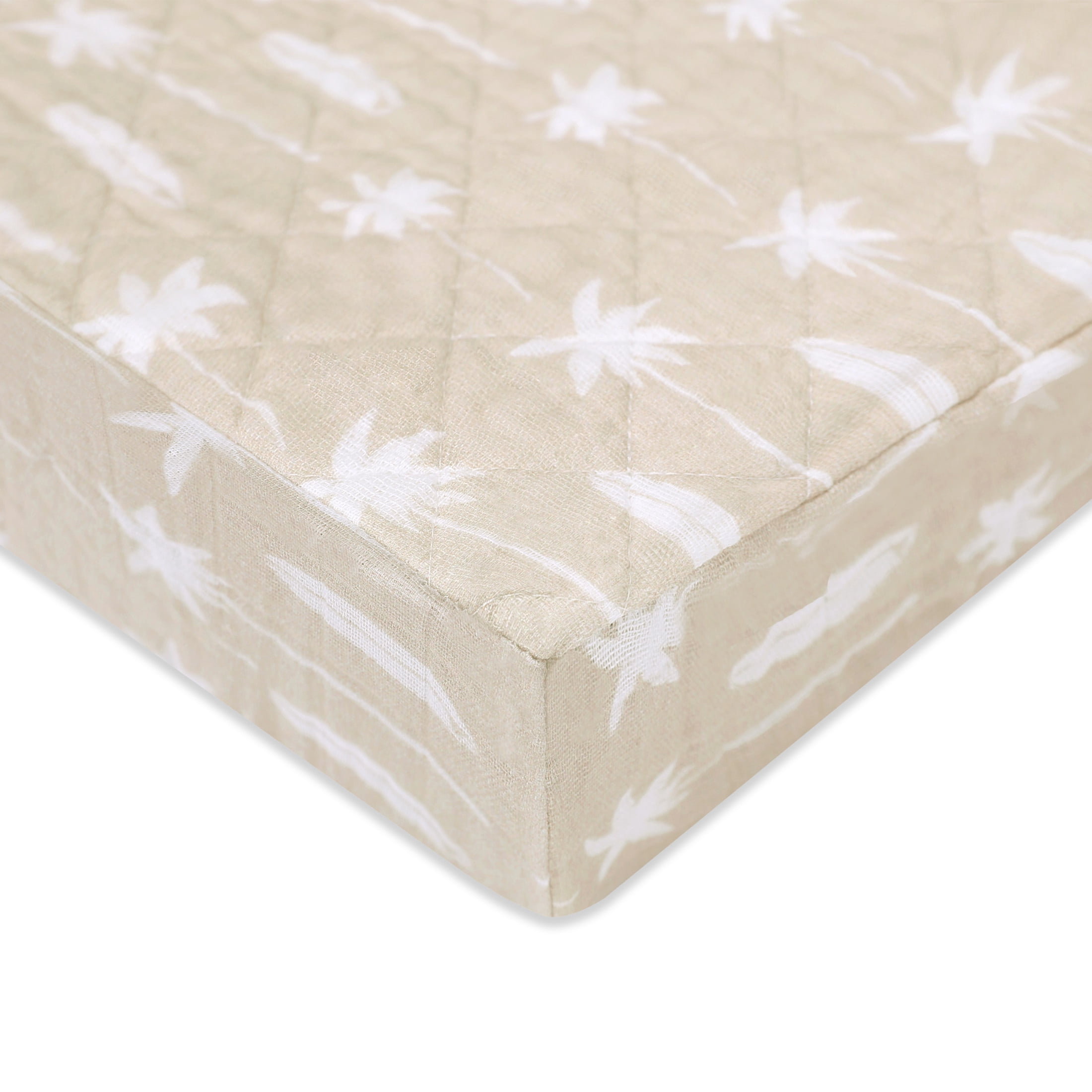Babyletto Quilted Changing Pad Cover in GOTS Certified Organic Muslin Cotton