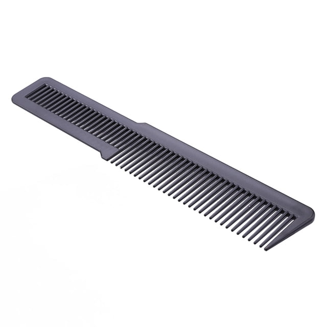 Peluquería Peine antiestático de carbono Peine de corte de pelo de dientes anchos (Negro) Likrtyny Cuidado Belleza