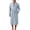 Mint Green, variant on Cotton Robe for Men Open Front Long Sleeve Robes with&nbsp;Pocket Plus Size Loose Nightwear Breathable Loungewear Size 4X-Large