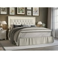 thumbnail image 2 of Gianna Tufted Upholstered Platform Bed Warm Grey - Queen, 2 of 5