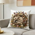 thumbnail image 5 of YiJuHui 1 PC Cute Embroidery Decorative Throw Pillow Cover, Soft 3D Effect Short Lint Pillowcase for Sofa, Bed, Living Room, Bedroom Home Decor Accent 17.7in, 5 of 6