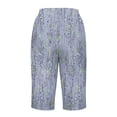thumbnail image 5 of Mujeres Pantalones Cortos Casual Pata Recta Cordón Cintura Elástica, Suelta Y Cómoda Mujer Pantalones Cortos con Bolsillos, 5 of 5