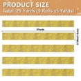 thumbnail image 3 of 5 Rolls Christmas Ribbon 1.5 inch Wide Decorative Ribbon for Gift Wrapping and Holiday Decorations Yellow Lemon Slices, 3 of 7