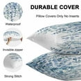 thumbnail image 5 of Outdoor Waterproof Throw Pillow Covers Set of 2 Blue Eucalyptus Leaves Decorative Pillowcases Lumbar Outdoor Pillows Cushion Case 20x12 Inch Spring Leaf Plant Patio Pillows for Couch Sofa Bed Garden, 5 of 9