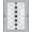 Black And White, Pattern 2, variant on Design&I 8'x10' Washable Area Rug Door Geometric Curved Interlocking Border Abstract Decorative for King Size Bedroom, Under Bed, Sleek Flatweave Pet Friendly