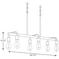 thumbnail image 3 of Progress Lighting Swing Antique Bronze Chandelier w/ 6 Light 60W - P4742-20, 3 of 3