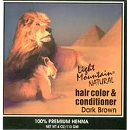 hair color amp conditioner dark brown light mountain 4 oz light mountain hair color reviews dark brown