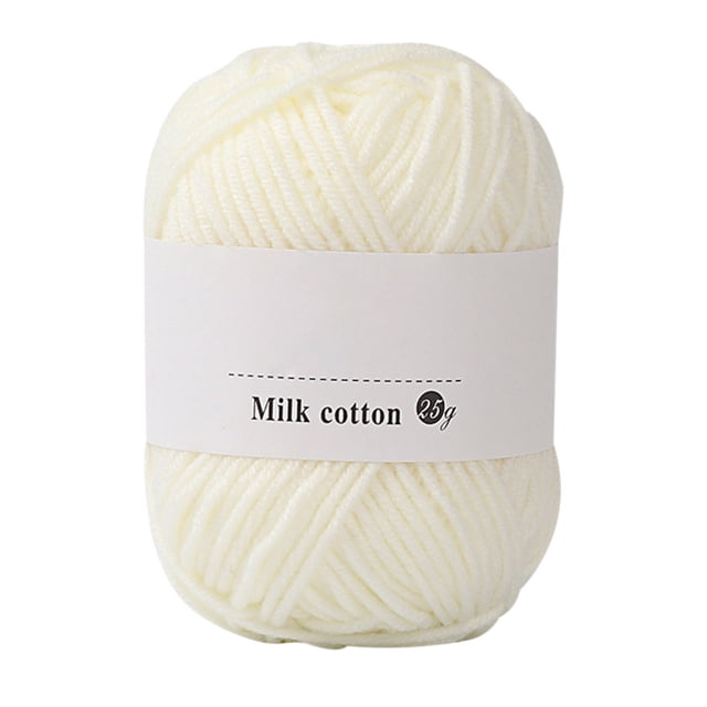 Hilo de algodón suave como la leche para tejer y hacer ganchillo,4 hebras,hilo acrílico para tejer,hilo para conservar el calor,hilo para manualidades DIY para suéteres,gorros,bufandas,