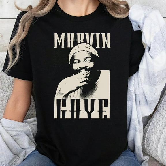 Unisex Marvin Gaye Graphic T-Shirt, Sizes S-5XL, Tbun