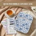 thumbnail image 2 of Uorisanigo Blue Flowers Bible Cases for Woman Bible Study Supplies Accessories Quilted Bible Carrying Case Multifunctional Bag Carrying Book Case Christian Gift, 2 of 7