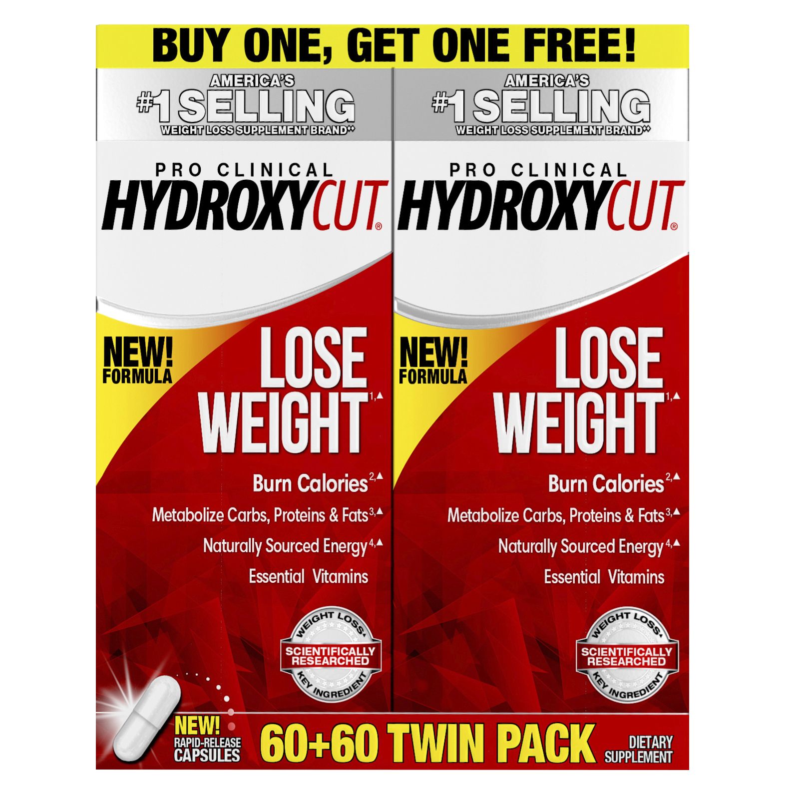 Product of Pro Clinical Hydroxycut, 2 pk./60 ct.