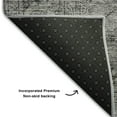 thumbnail image 3 of Addison Rugs Mayfield Washable Traditional Oriental Gray Rectangle Rug, 9' x 12', 3 of 6