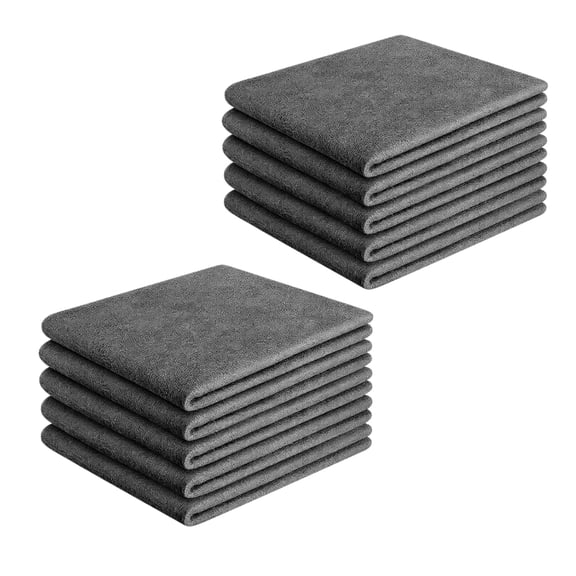 Genie Magic Cleaning Cloth, Microfiber Cleaning Cloths 16x12 Inch, Lint Free Reusable Cleaning Rags for Glass, Window, Kitchen, Stainless Steel, Cars & Screens