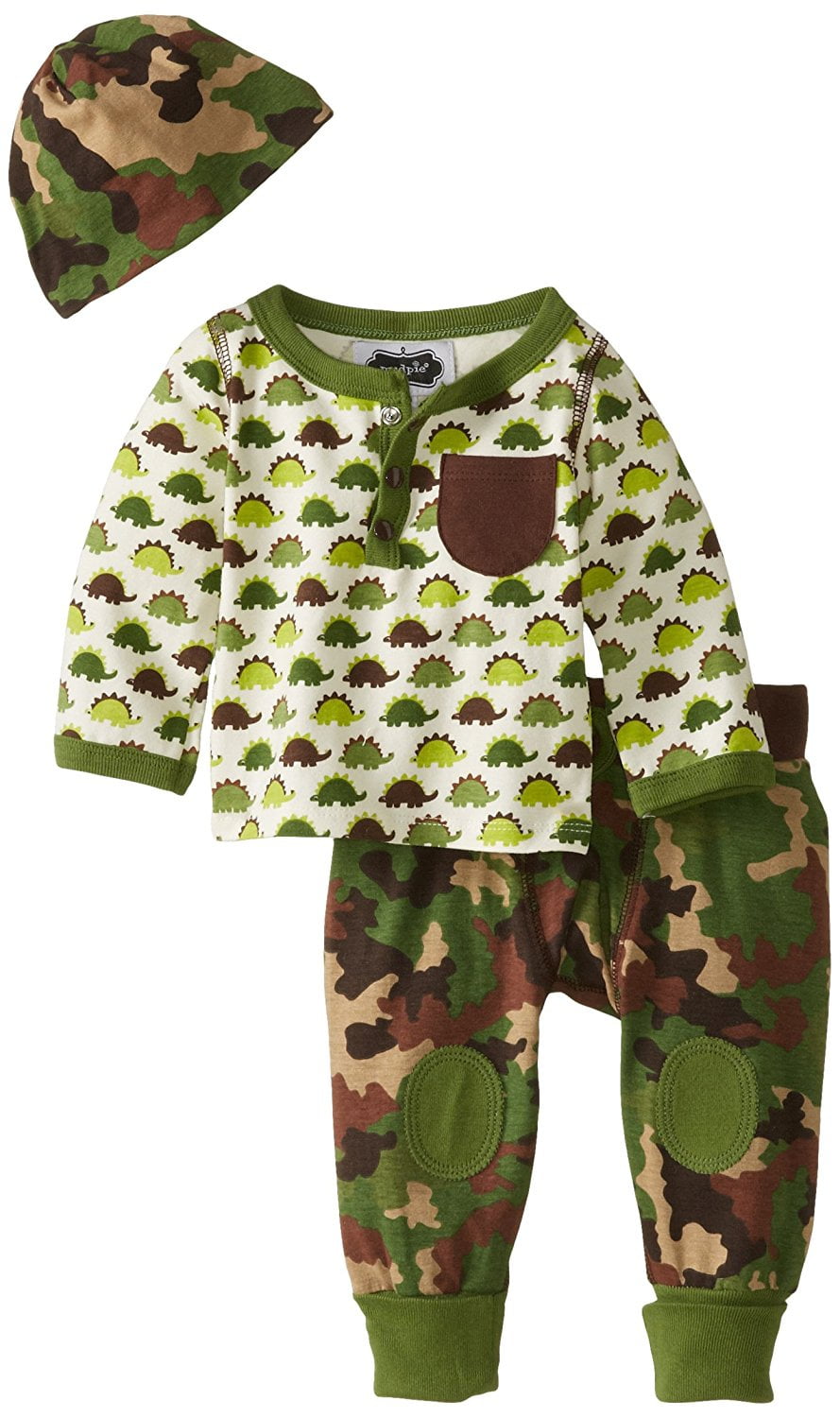 Mud Pie Baby Boys Newborn Baseball Suspender and Short Set