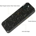 thumbnail image 6 of Hexafiber Phone Case, Real Carbon Fiber Phone Case,Forged Carbon Fiber Flakes Case, Support Wireless Charging, All-Inclusive, Anti-Slip Sides for iPhone 16 15 14 13 12 Pro Max, 6 of 8